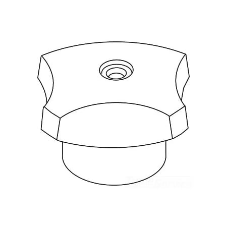 Kohler Handle, 4 Arm Cold 41981-C-CP